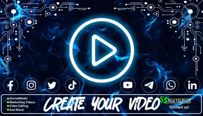 تصميم فيديو احترافي لجميع المنصات