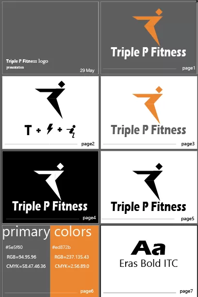 شعار لشركة Triple P Fitness